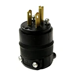 Leviton 515PR Amp Rubber Plug Grounded 125 Volt, 10-PACK, Black,. Fixed Price $41.58.