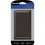 Amerelle 163BDB Aged Bronze 1-BLANK Stamped Steel Wall Plate. Fixed Price $8.69.