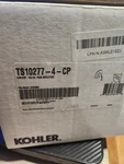 Kohler Forte 1-HANDLE Wall Tub/shower Valve Trim Chrome TS10277-4-CP. Fixed Price $60.00.