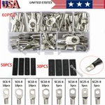 140/240PCS Cable Lugs Copper Ring Crimp Terminals Battery Wire Connectors/pliers. Fixed Price $16.75.