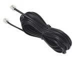 Telephone Extension Cord 15 Feet Long Cable Line Wire - Black Trisonic. Fixed Price $9.29.
