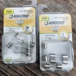 (2) Pack Jandorf Agw 30 Amp Fast Acting Glass Fuse 4 Pk Withstand Overload 60653. Fixed Price $8.20.