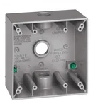 Sigma Electric 14350 Outlet Box 4-1/2" HX4-1/2 WX2-1/10 D Al Gang. Fixed Price $19.90.