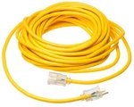 Southwire 01688 50FT Yellow Indoor/outdoor Ext Cord W/ Lighted End. Fixed Price $88.93.