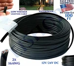 100FT Low Voltage 16/2 Landscape Wire Burial Copper Cable Outside Lighti Core. Fixed Price $35.90.