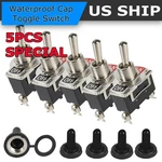 5X Toggle Switch On/off Heavy Duty 15A 250V Spst Terminal Car Boat* Waterproof. Fixed Price $6.99.
