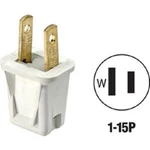 (10)-LEVITON 10A 125V 2-WIRE 2-POLE Non-grounding Cord Plug, White C22-00123-00W. Fixed Price $33.89.