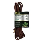 Go Green Power Inc. 20FT Household Extension Cord, Brown, 3 Outlets - Indoor .... Fixed Price $16.19.