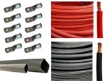 4/0 Awg Welding Cable 10FT Red Black Copper 10PCS Lugs 3FT Tubing Gauge Feet. Fixed Price $369.99.