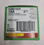 Pack Square D Homeline Amp - Pole Plug On Circuit Breaker HOM215CP. Fixed Price $58.99.