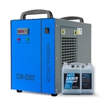 CW-5202 Industrial Water Chiller For 60-150W CO2 Laser Tubes Factory Equipment. Fixed Price $579.99.