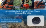 A556001580 Clutch Drum Black Fit Echo CS-590 Timber Wolf/shindaiwa 591 Chainsaws. Fixed Price $29.95.