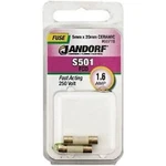 Jandorf Specialty Hardw Fuse S501 1.6A Fast Acting 60718. Fixed Price $20.31.