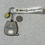 San-x Sumikko Gurashi Tonkatsu Cat Rubber Keychain Ring B49711. Fixed Price $9.57.