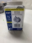 Sigma Electric Proconnex TC-501 Emt Set Screw Connector 1/2-INCH, 50-PACK. Fixed Price $10.00.