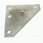 B-line Zinc-plated Steel 4-HOLE 9/16" Channel Corner Gusset Flat Ltd B-137. Fixed Price $18.99.