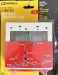 Wiremold 2-GANG Ivory Box B32. Fixed Price $12.95.