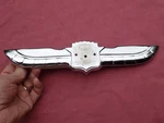1947 Cadillac Trunk Emblem Backing Plate, Re-chromed, Nice! 1452754 Crest. Fixed Price $179.99.