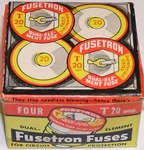 4 Pack Bussmann Fusetron Type 20 Amp Dual Element Time Delay Fuses - Nos. Fixed Price $6.99.