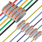 Xhf 31PCS Conductor Compact Connectors Lever Wire Nuts, 30PCS, Orange. Fixed Price $12.03.