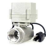 Hsh-flo 110V 230V 1/2" 3/4" 1" SS304 Electric Motorized Ball Valve With Us Plug. Fixed Price $199.99.