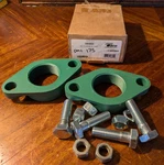 Taco 1600-032C Cast Iron Flange Set (pack Of 2) Nos Free Shipping. Fixed Price $26.95.