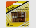 5PK Bussmann 7.5 Amp 32V Auto Car Truck 0.8" Blade Fuse BP/ATC-7-1/2-RP. Fixed Price $11.99.