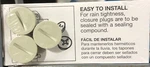 (2 Packs) Carlon 1/2 In. Threaded Electrical White Closure Plugs, 6 Total. Fixed Price $6.95.