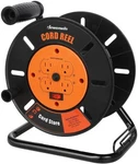 Dewenwils Extension Cord Storage Reel Hand Wind Retractable, 10A Circuit Breaker. Fixed Price $39.99.