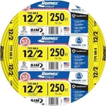 Southwire #28828255 250 Ft. 12/2 Solid Romex Simpull Cu Nm-b W/g Conductor Cable. Fixed Price $164.00.