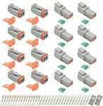 8 Sets 2 Pin Dt Waterproof Connector Kit, Deutsch Automotive Electrical Butt,.... Fixed Price $23.72.