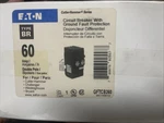 Eaton Cutler Hammer GFCB260 2P 60A Ground Fault Circuit Breaker New. Fixed Price $130.00.