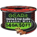 Gearit 14 Gauge Cca Car Audio Speaker Wire Bulk 2-CONDUCTOR 50FT/100FT/200FT. Fixed Price $18.95.