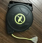 Flexzilla Retractable 50FT Extension Cord Reel 3-OUTLETS 125V 1625W Indoor Use. Fixed Price $80.00.