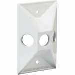 Bell Rectangular Cluster Weatherproof Outdoor Box Cover White- 5189-6 / 524344. Fixed Price $5.90.