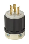 Leviton 02361-0PB Black/white Nylon 20A 125/250V 3-POLE 3-WIRE L10-20P Plug. Fixed Price $14.88.