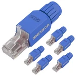 Vcelink RJ45 Connector Tool-free, CAT6 Field Termination Plug, Pack, Blue. Fixed Price $21.82.