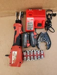 Milwaukee M18 2978-20 Force Logic 6T 18V Linear Utility Crimper W/ Dies. Fixed Price $2299.00.