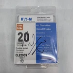 Eaton Cutler Hammer CL220CS Pole Amp 120/240V Circuit Breaker Sealed New. Fixed Price $18.99.