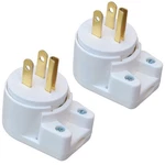 Usa Canada Nema 5-15P 15AMP 125V Household 3 Pole Diy Right Angle Plug 90 .... Fixed Price $21.46.