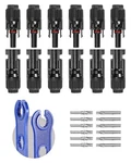 Bougerv 12 Pcs Solar Connectors With Spanners Panel Cable 6. Fixed Price $15.97.