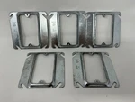 5X Raco Square Steel 1 Gang Box Cover For Single Wiring Device. Fixed Price $14.99.