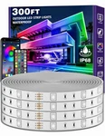 300 Ft Outdoor Led Strip Lights Waterproof IP68 Outside, App & Remote Music Sync. Fixed Price $39.57.