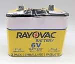 Pack 944-2R: 6-VOLT Heavy Duty Lantern Battery With Spring Terminals. Fixed Price $17.99.