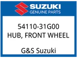 Suzuki Oem Part 54110-31G00 Hub, Front Wheel. Fixed Price $111.21.
