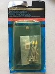 At&t 24272 Single Outlet Wall Phone Jack - Ul Listed Superior Quality. Fixed Price $14.95.