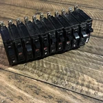 Lot Of 11 Used Square QO150 50A Amp Pole 120/240V Circuit Breaker Type. Fixed Price $45.80.