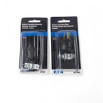 Eaton Rubber Grounding Plug BP1709 & Connector BP222 15A 125V Heavy Duty Set. Fixed Price $14.99.