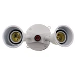 Thomas & Betts CS902WH Red Dot Floodlight Kit With Photocell, White, 120V. Fixed Price $29.50.