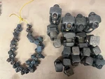 Large Lot Of Burndy Mech Grounding Connectors, Split Bolt Electrical. Fixed Price $120.00.
